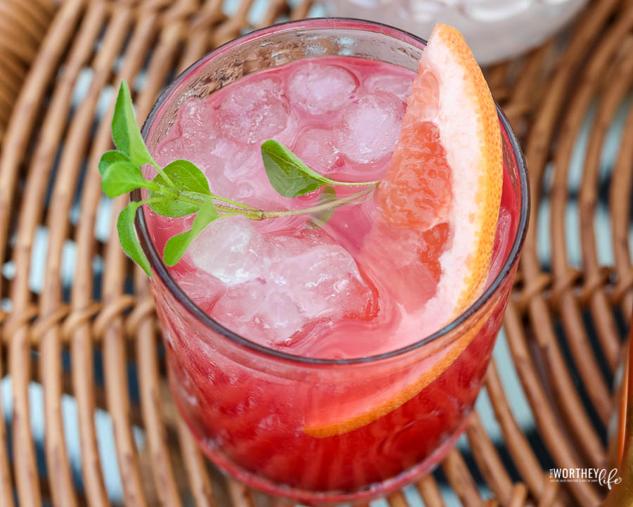 Guava + Grapefruit Mocktail