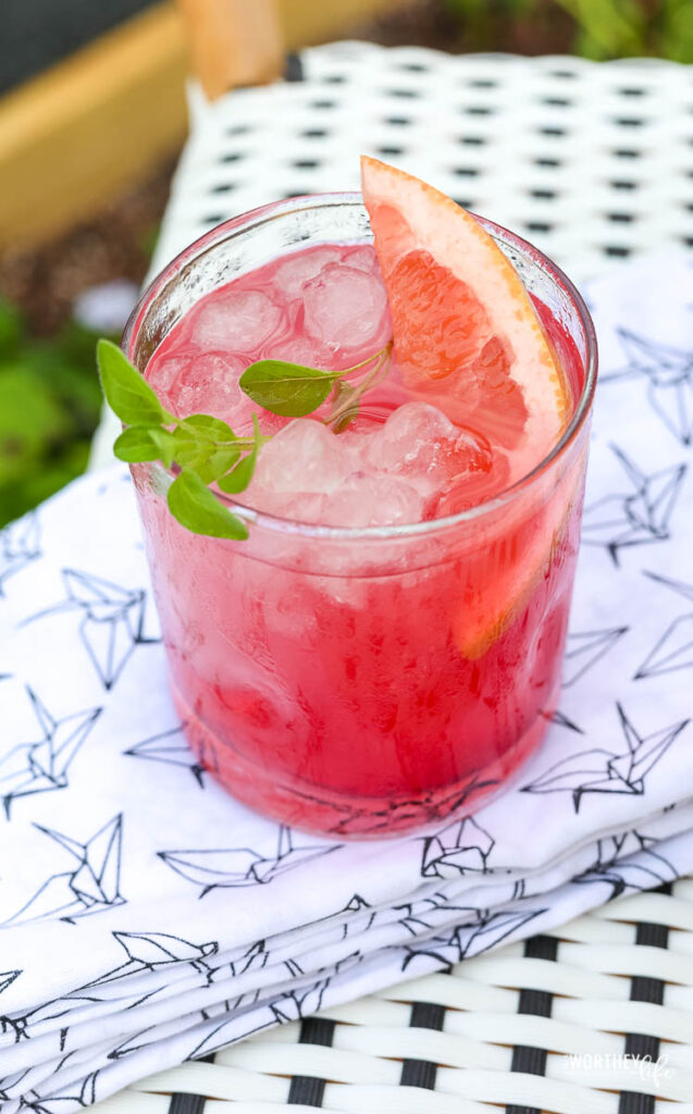 Guava + Grapefruit Mocktail