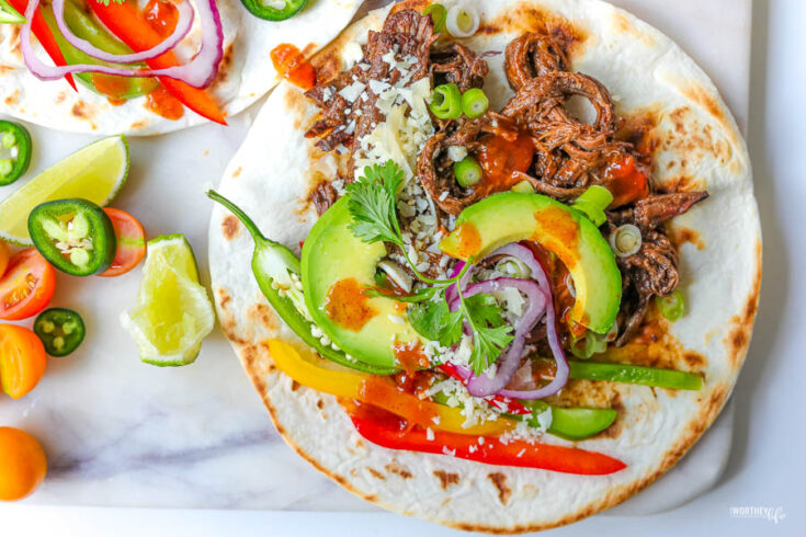 Shredded Beef Tacos Made In the Slow Cooker