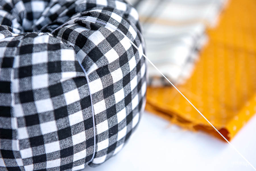How to DIY Fabric Pumpkins