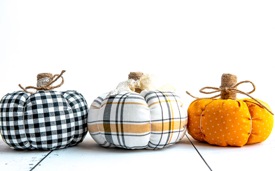 How to DIY Fabric Pumpkins