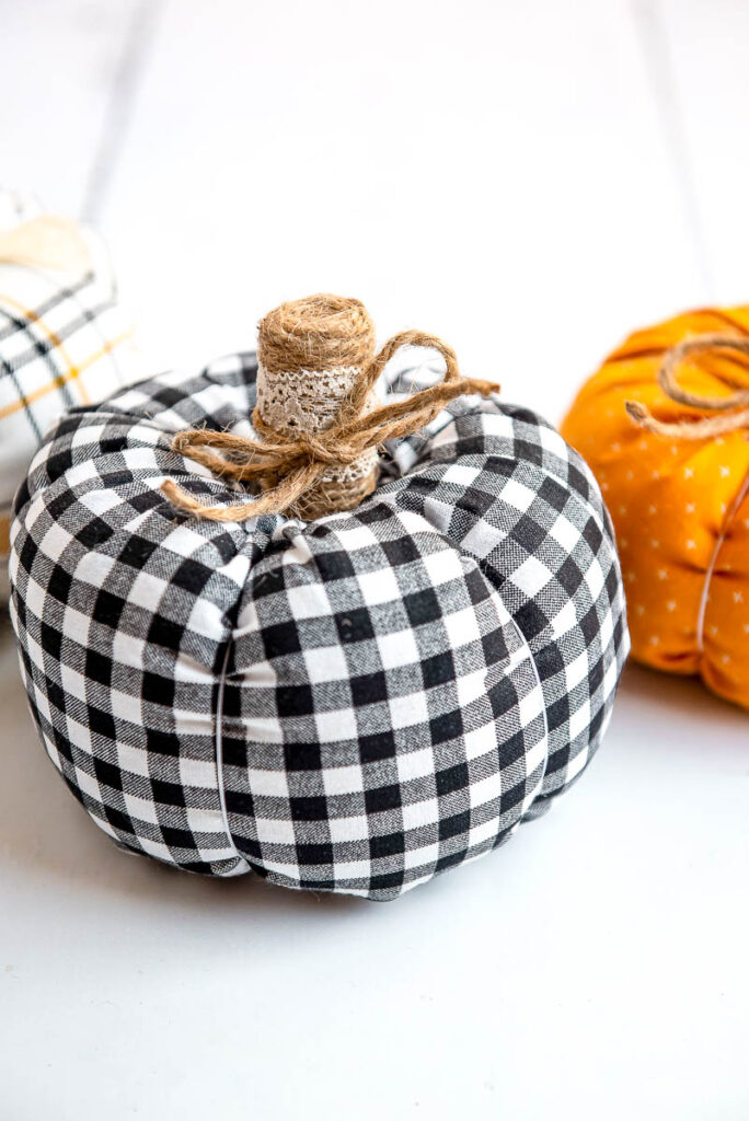 How to DIY Fabric Pumpkins