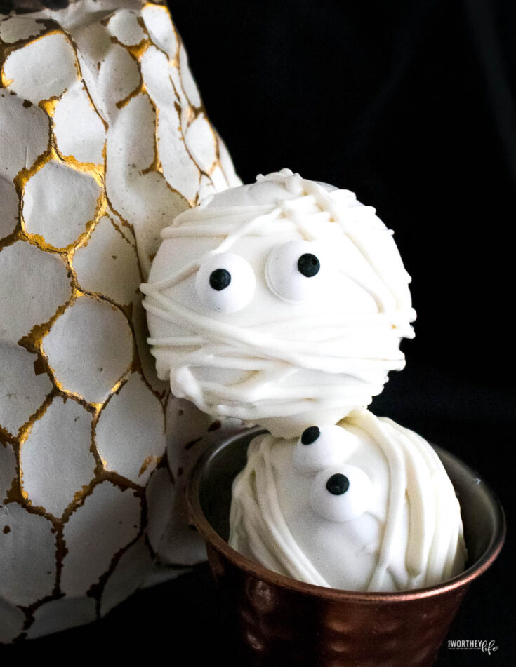 Double Chocolate Mummy Truffles