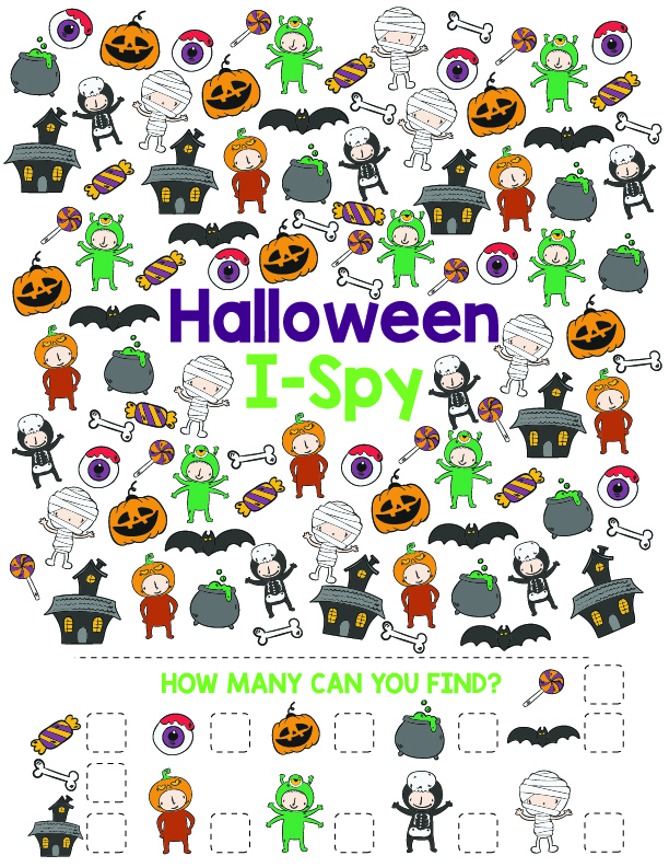 Free Halloween Activities Printables For Kids