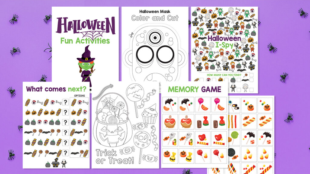Free Halloween Activities Printables For Kids