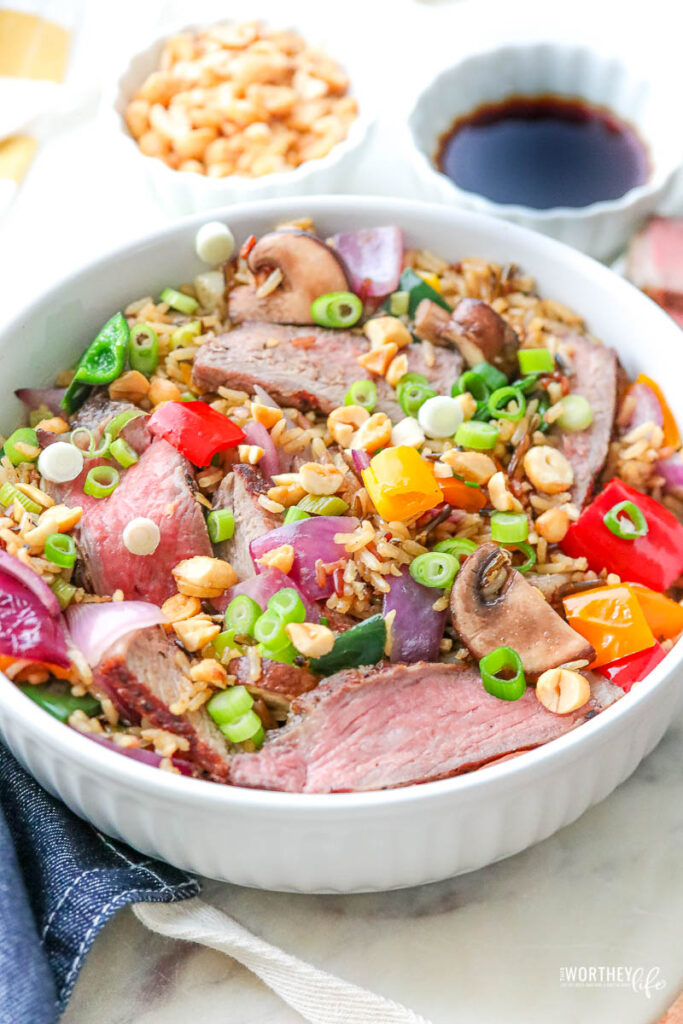 easy steak fried rice