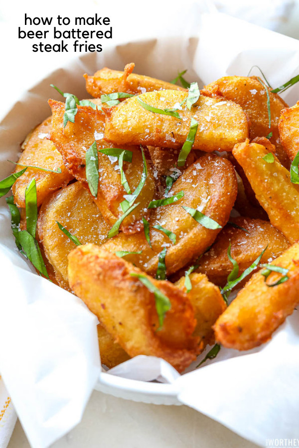 Recipe for Steak Fries Using Beer Batter Try this homemade fries recipe
