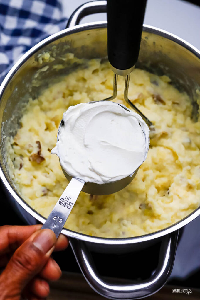 ingredients for mashed potatoes