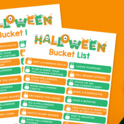 Halloween Bucket List