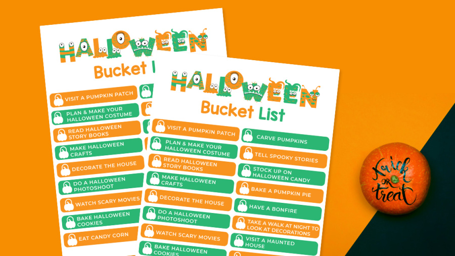 Halloween Bucket List