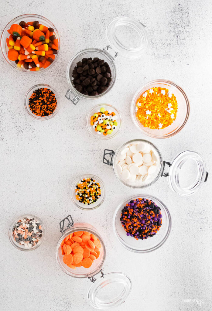 Ingredients for Halloween Bark