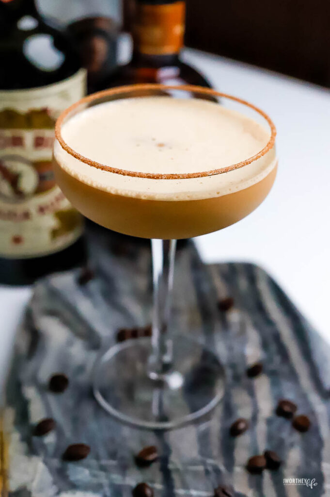 dark rum coffee cocktail