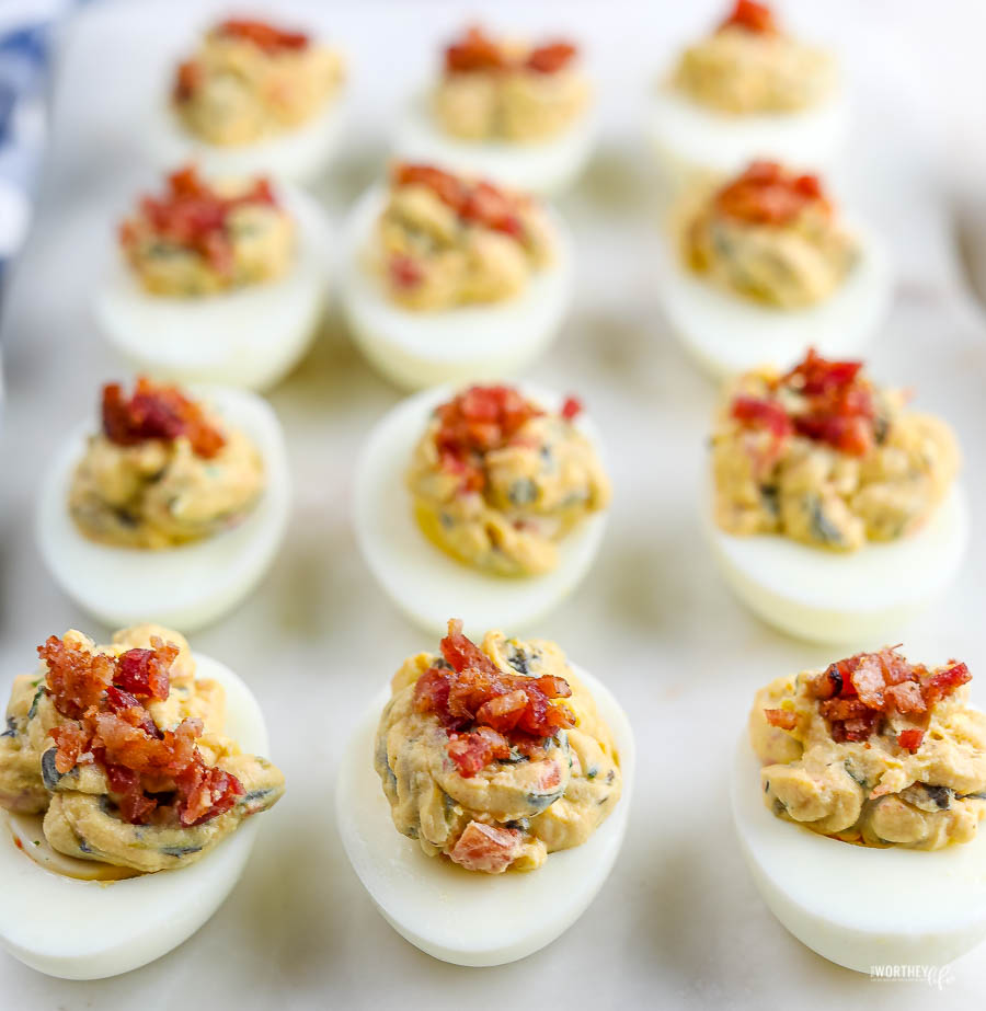 Tray for deviled eggs