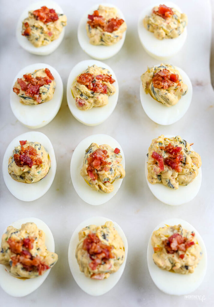 deviled eggs