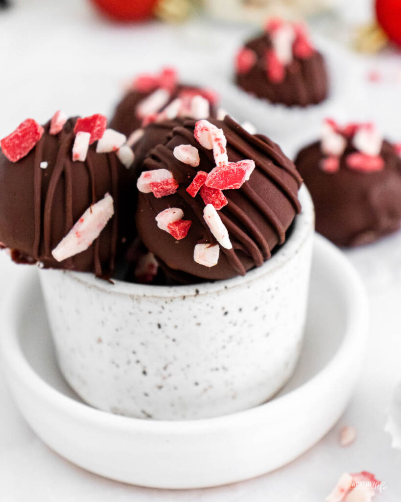how to make peppermint truffles