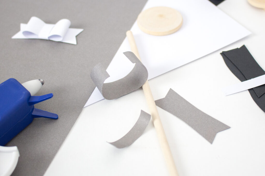 Assembling the Paper Magnet Bows