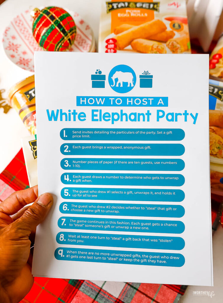 How to set up a White Elephant Stall