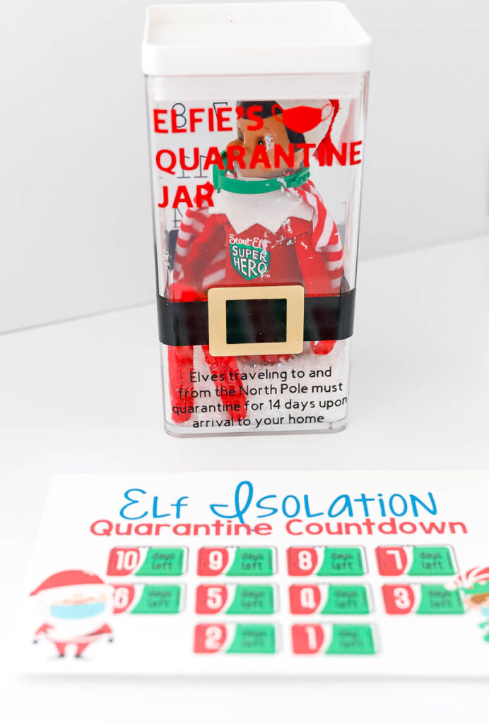 Elf quarantine in a jar