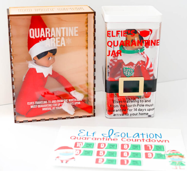 Elf on the Shelf Quarantine Ideas Free Printables