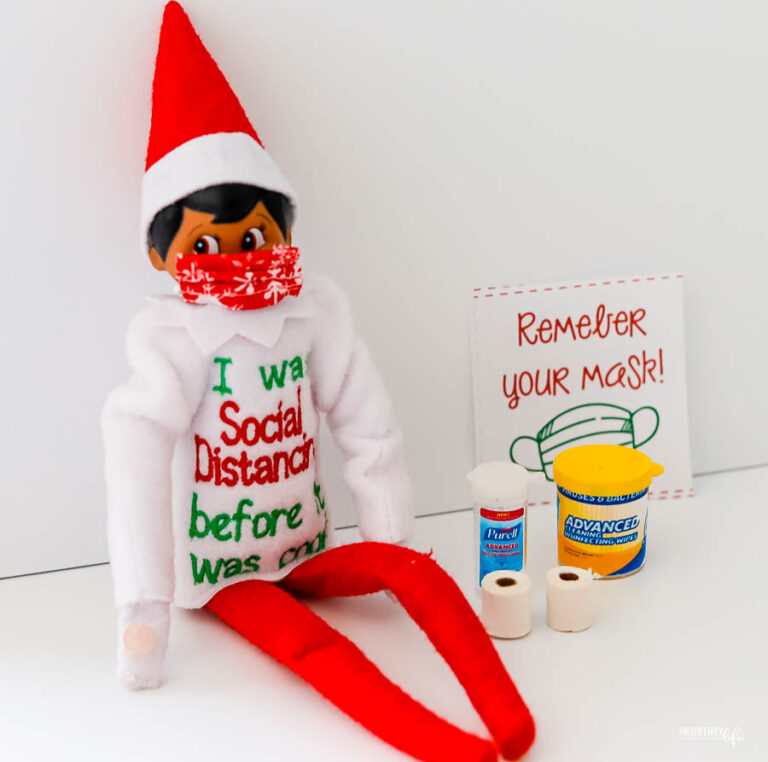 Elf on the Shelf Quarantine Ideas Free Printables