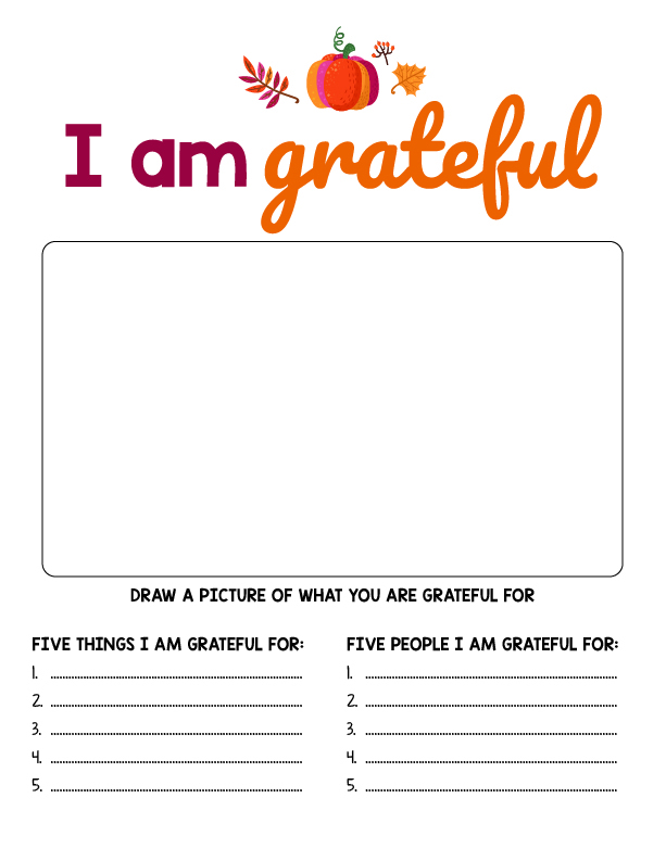 Thanksgiving Kid Activities Printables