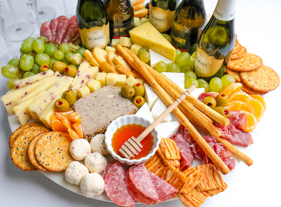 Champagne Charcuterie Board