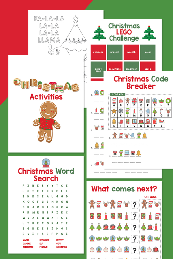 Christmas Activities For Kids Printable Ideas