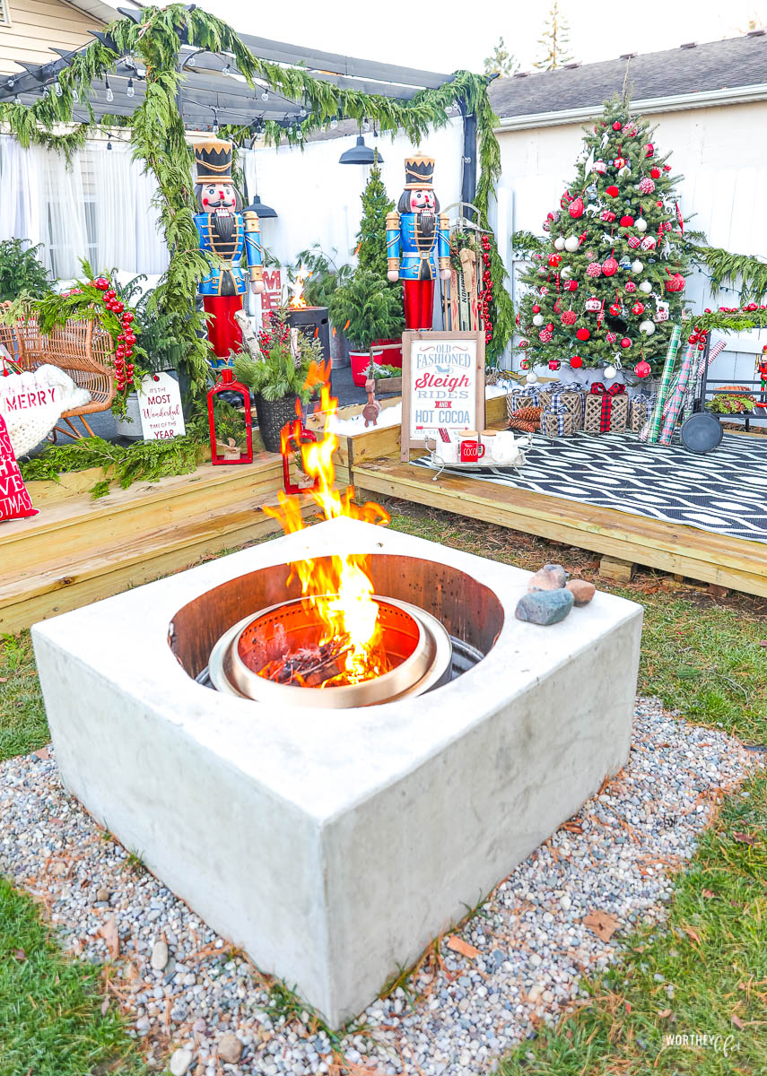 Outdoor Christmas Decorations Christmas Patio Decor