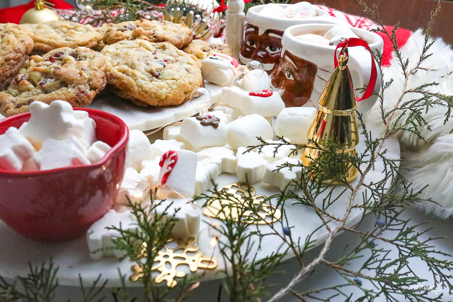 Cranberry + White Chocolate Toffee Cookies