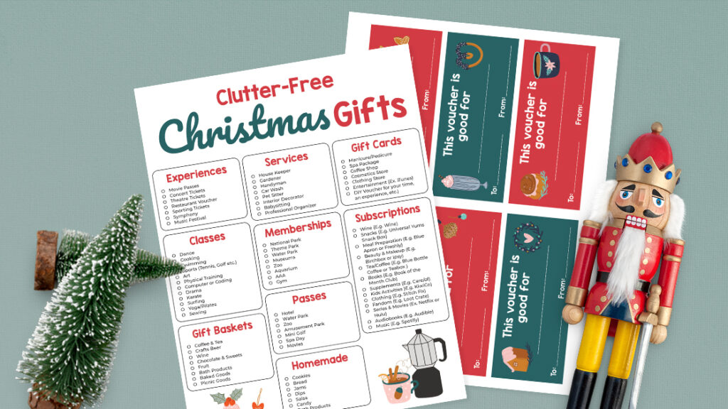 Clutter-Free Christmas gifts