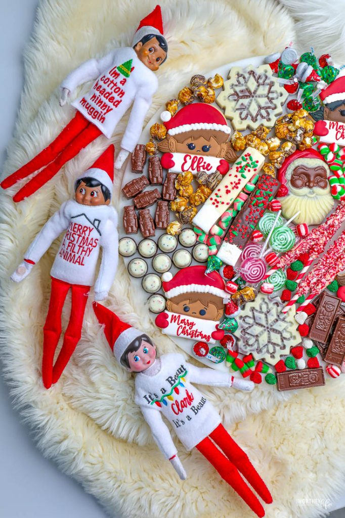 Elf on the Shelf Hot Cocoa Board