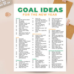 Goal Ideas for 2021