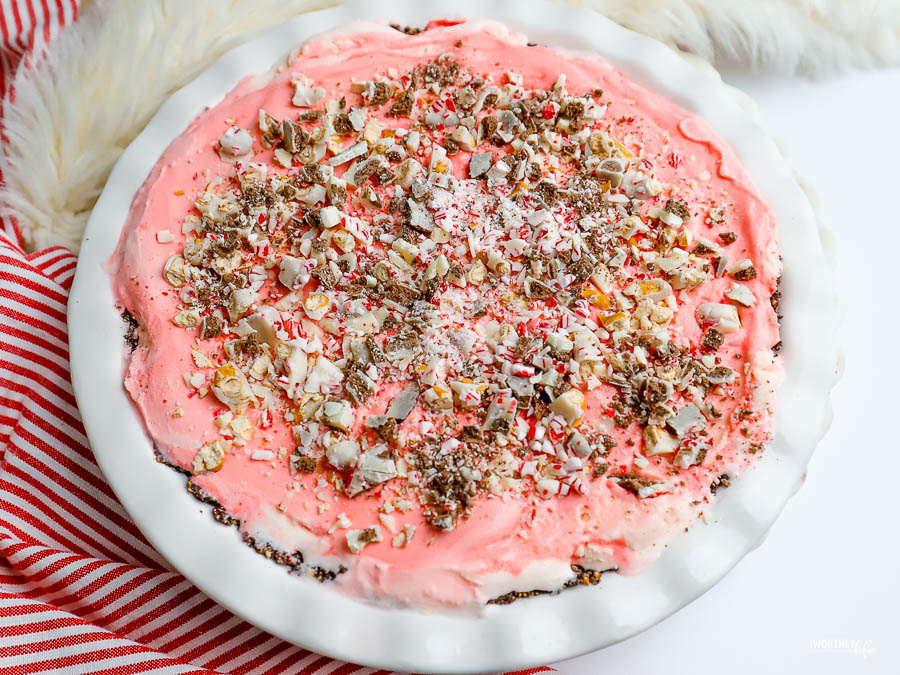 peppermint stick ice cream frozen pie