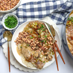 Braised Smothered Pork + Black-Eyed Peas