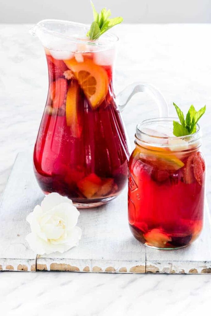 no alcohol sangria