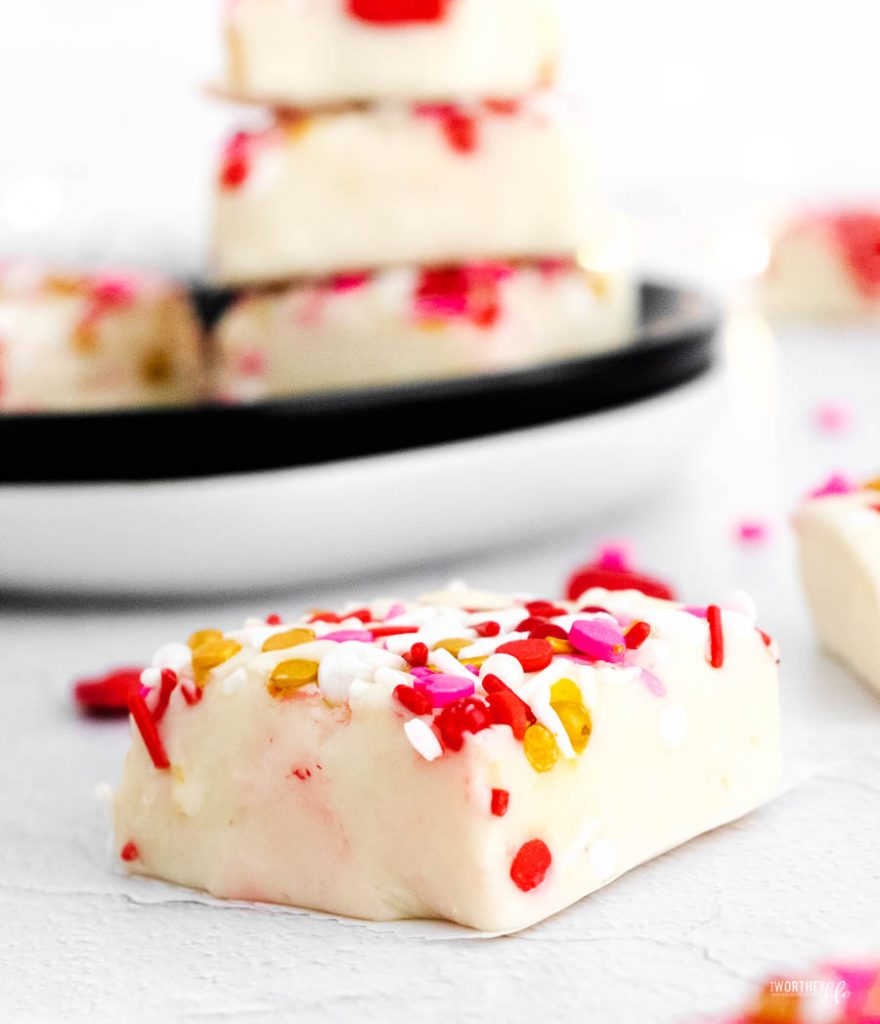 3-ingredient white chocolate fudge