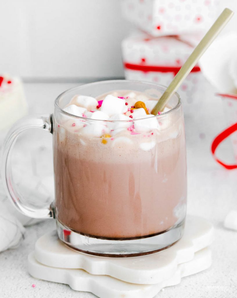 valentine's day hot chocolate 