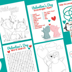 FREE Valentine's Worksheets For Kids