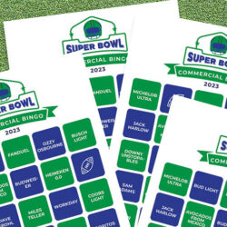 Free Super Bowl Commercial printables