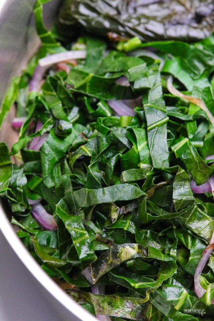 fresh veggies in the pan