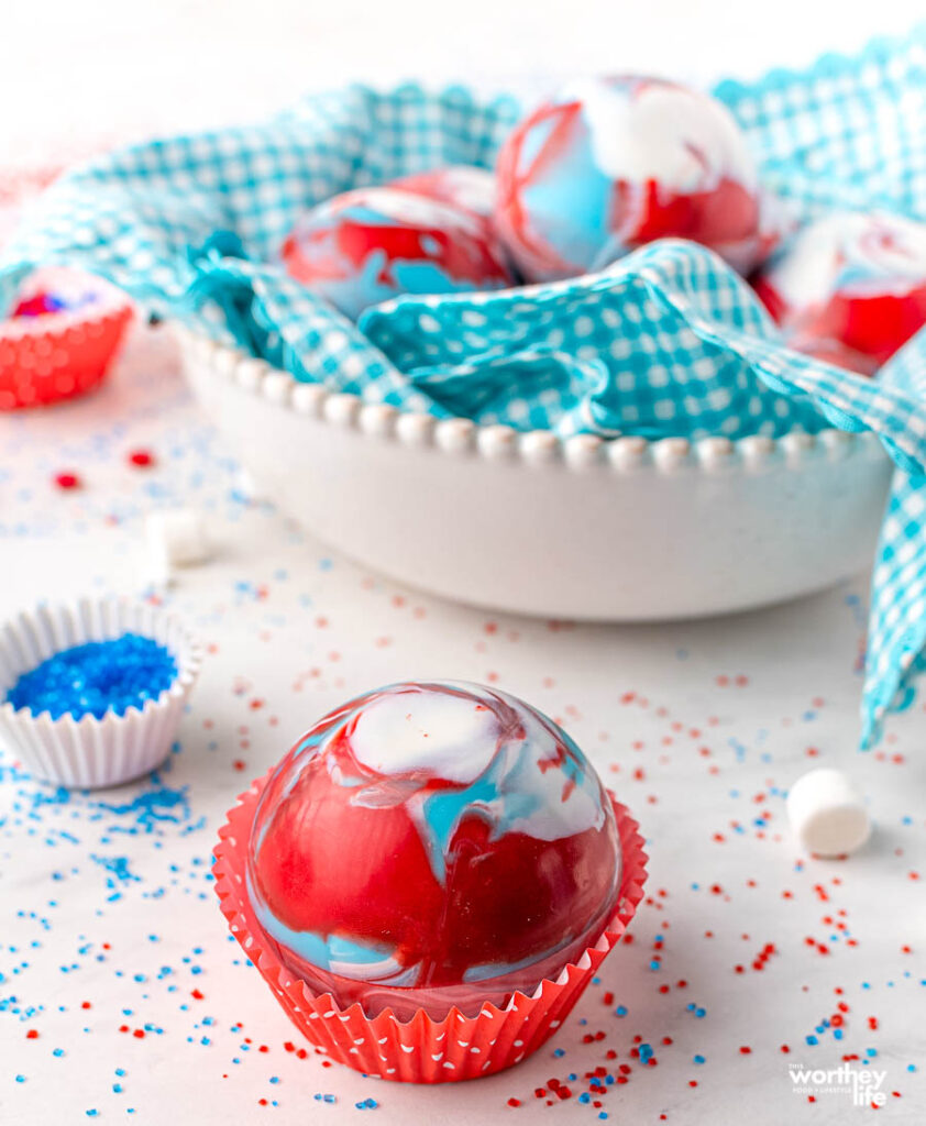 4th of July Hot Cocoa Bombs