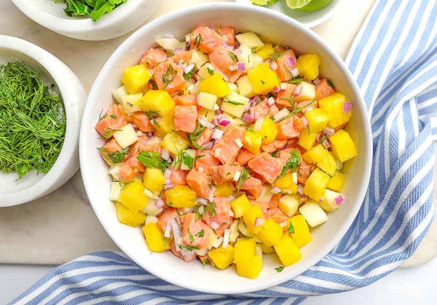 ceviche with salmon