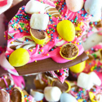 easter egg chocolate bark