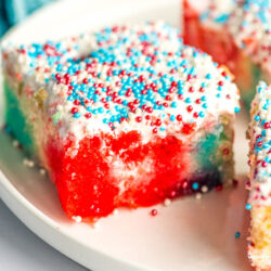 Red, White and Blue Poke Cake