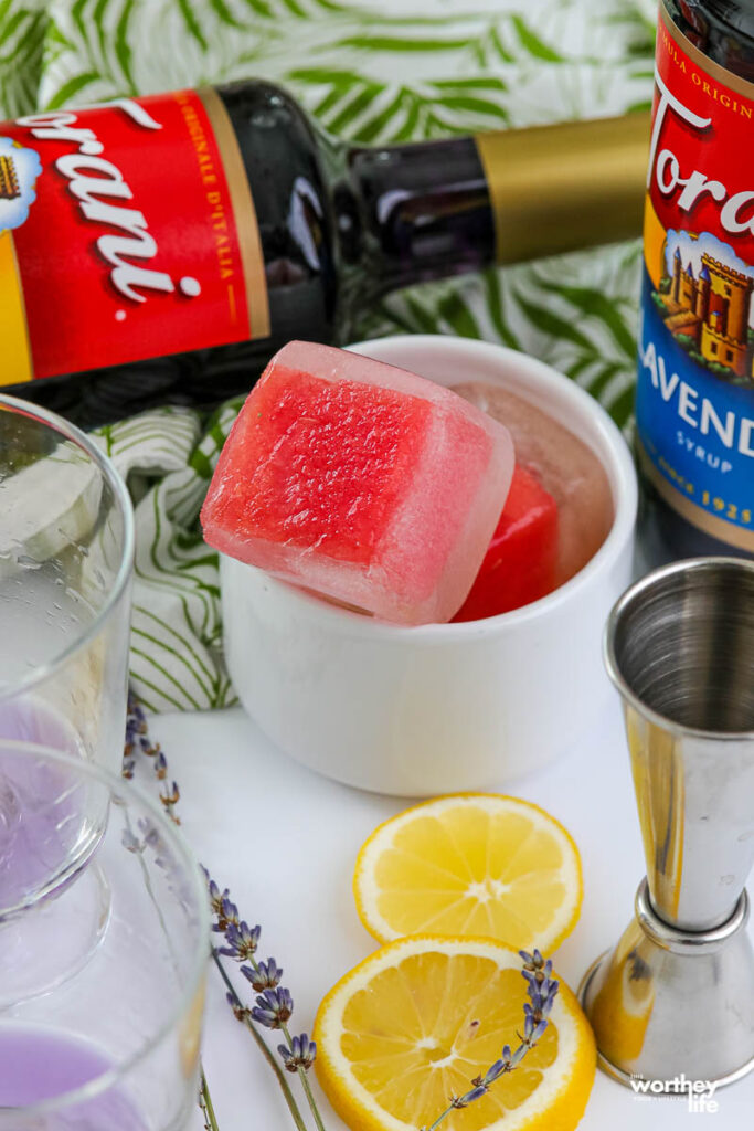 How to make Watermelon Infused Ice Cubes