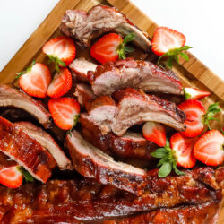 Strawberry Sticky Baby Back Ribs