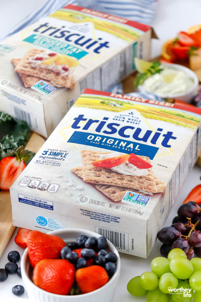 two boxes of triscuit crackers