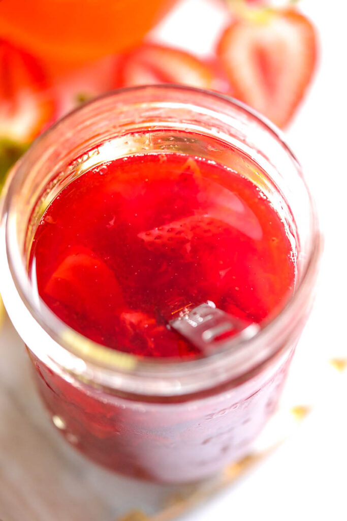 Homemade Strawberry Shrubs