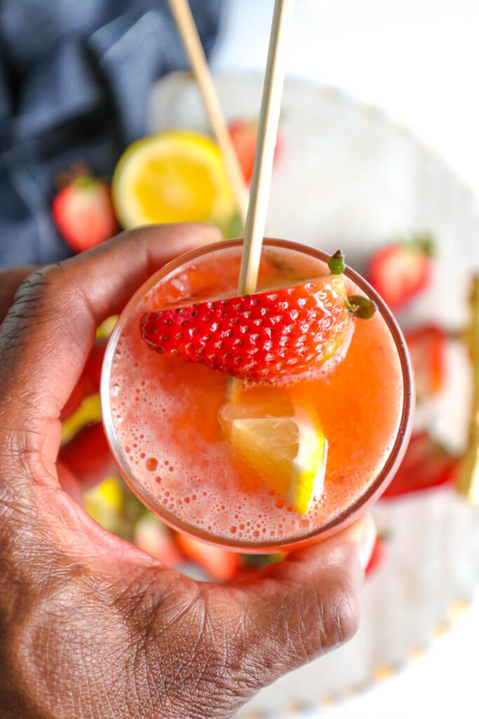 Strawberry Whiskey Lemonade 