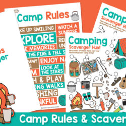 Printable Camping Scavenger Hunt